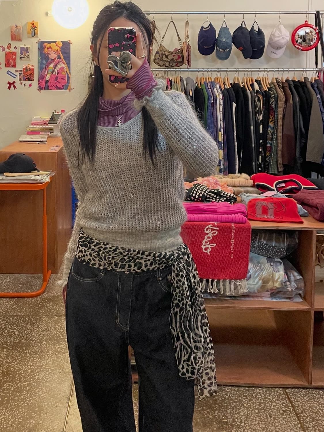 레오파드 스카프 [무배] 상품이미지2