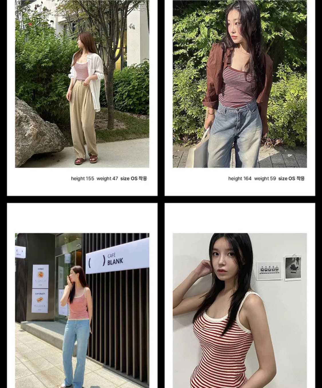 [새상품] archaic 아르카익 스트라이프 니트 슬리브리스 상품이미지8