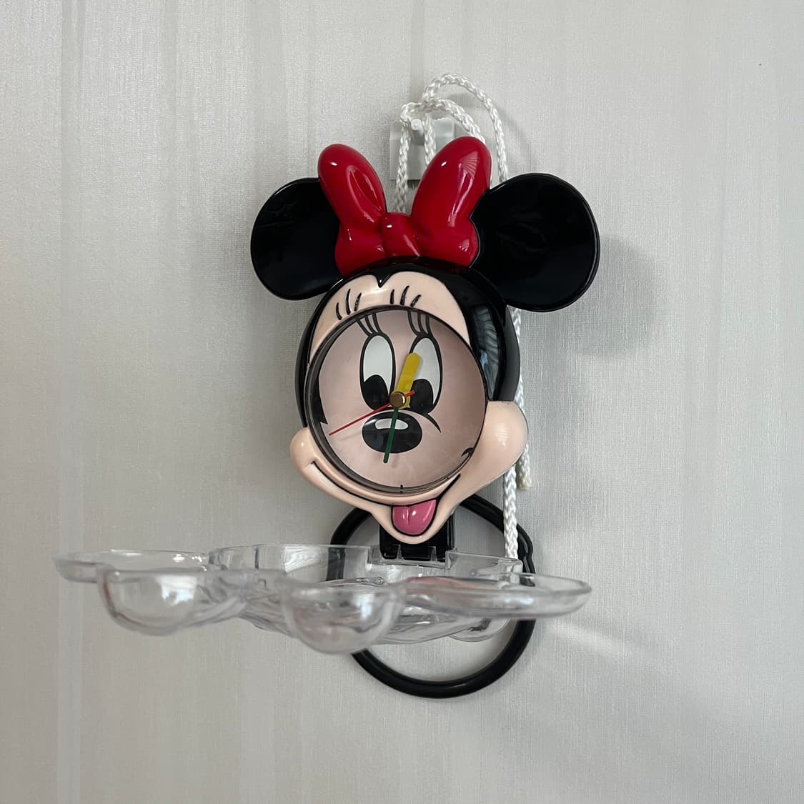 작동안됨) 레트로 빈티지 디즈니 미니마우스 욕실 주방 벽걸이 시계 상품이미지2