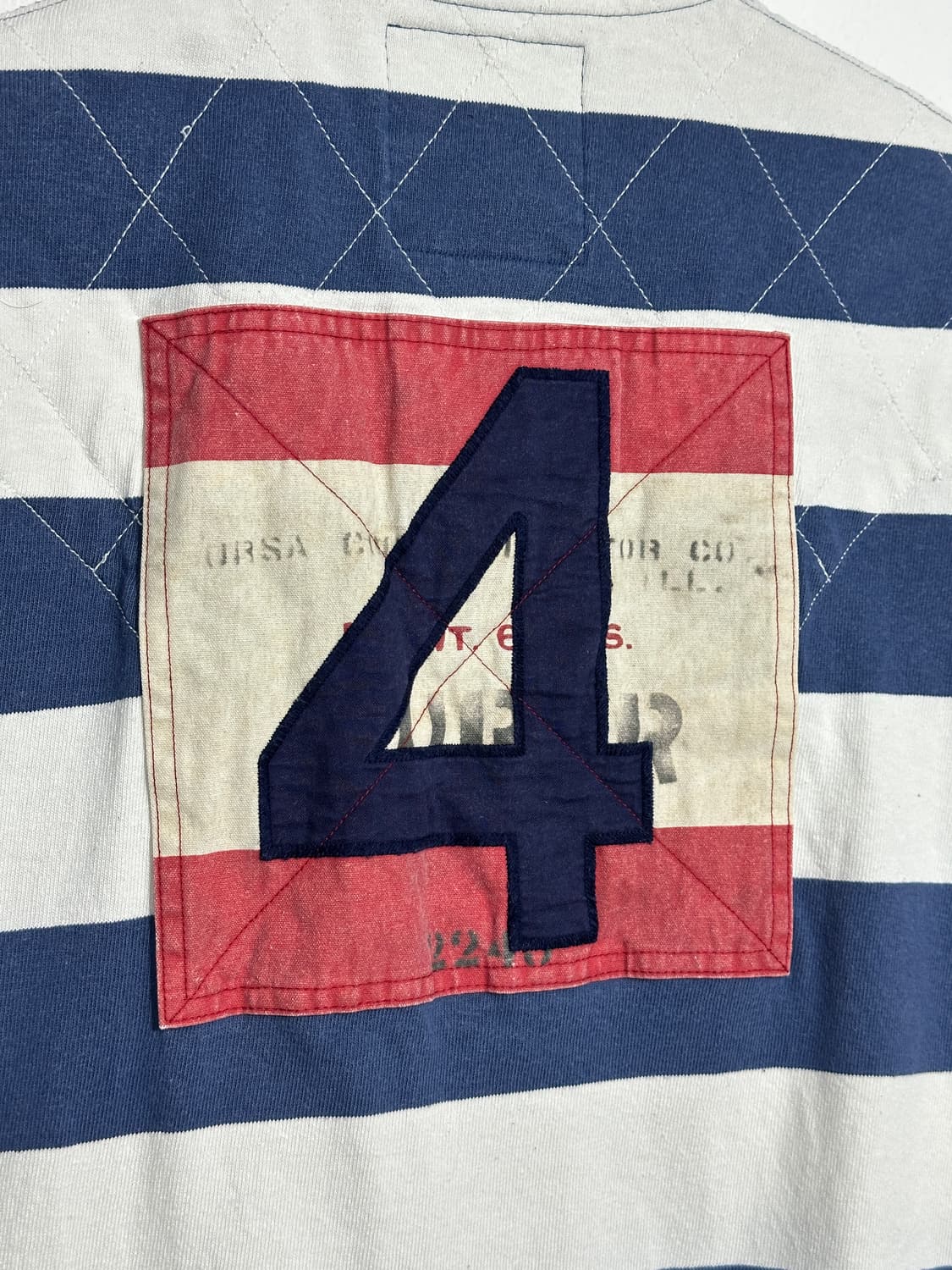 스트라이프 럭비티 긴팔R.L.F.C M사이즈 상품이미지4