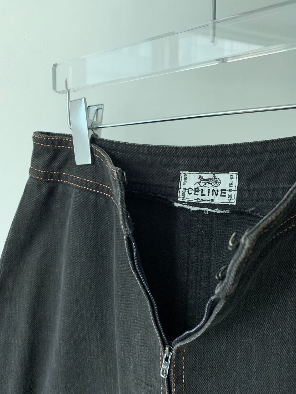 Carriage Pendant Denim Skirt 상품이미지6