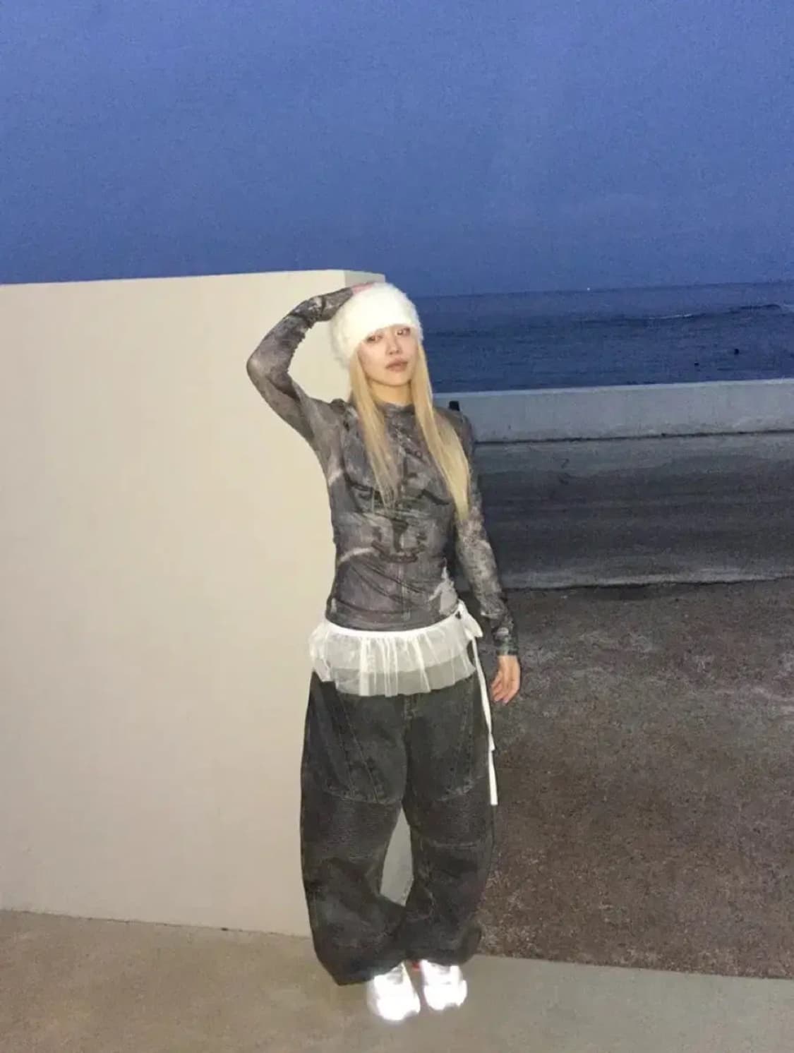 noncolmansion 논콜맨션 바이커 피그먼트 워싱 팬츠 바지 빈티지 상품이미지2