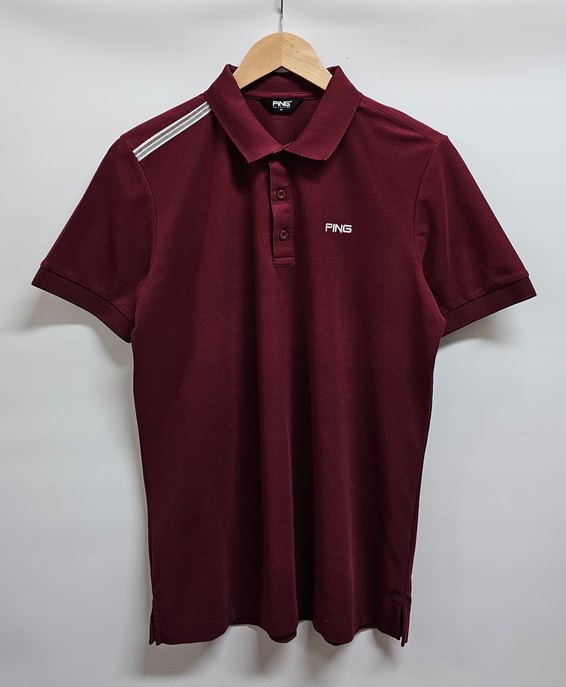 핑 골프웨어 버건디 카라 반팔티 95 상품이미지1