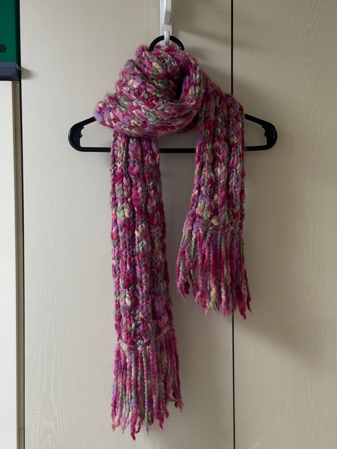 💗 포실포실 멀티얀 니트 머플러 상품이미지1