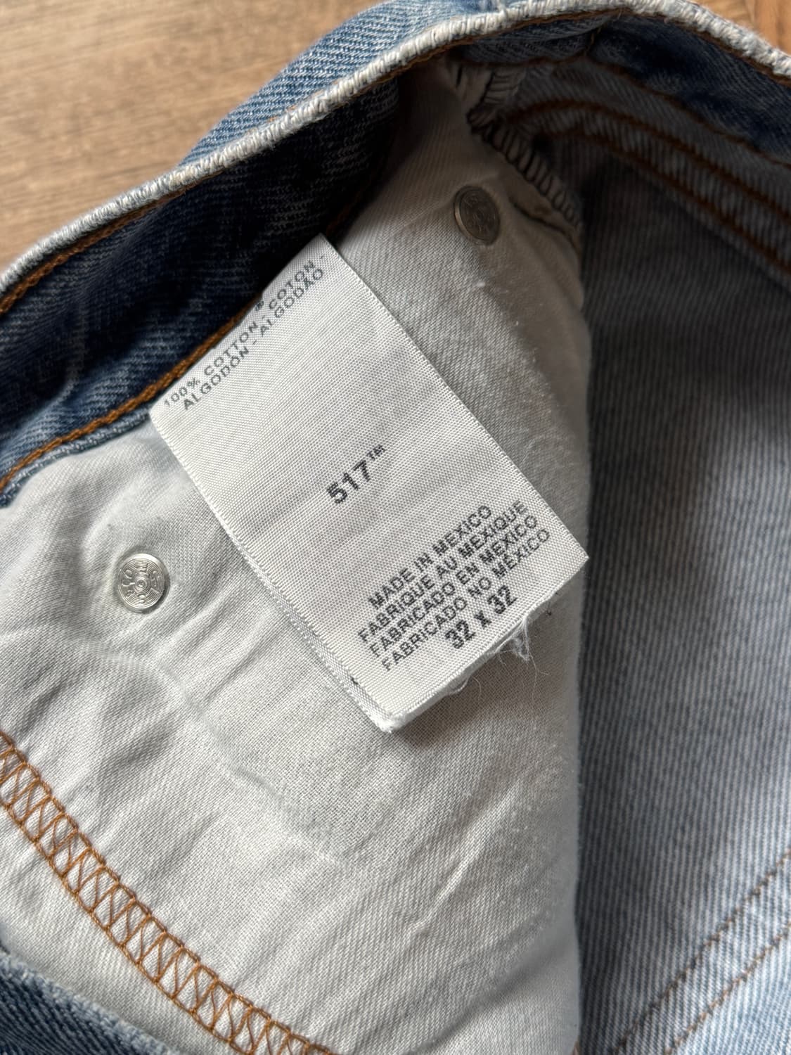 [32]리바이스 517 빈티지 워싱 리워크 플레어진 F59 상품이미지7