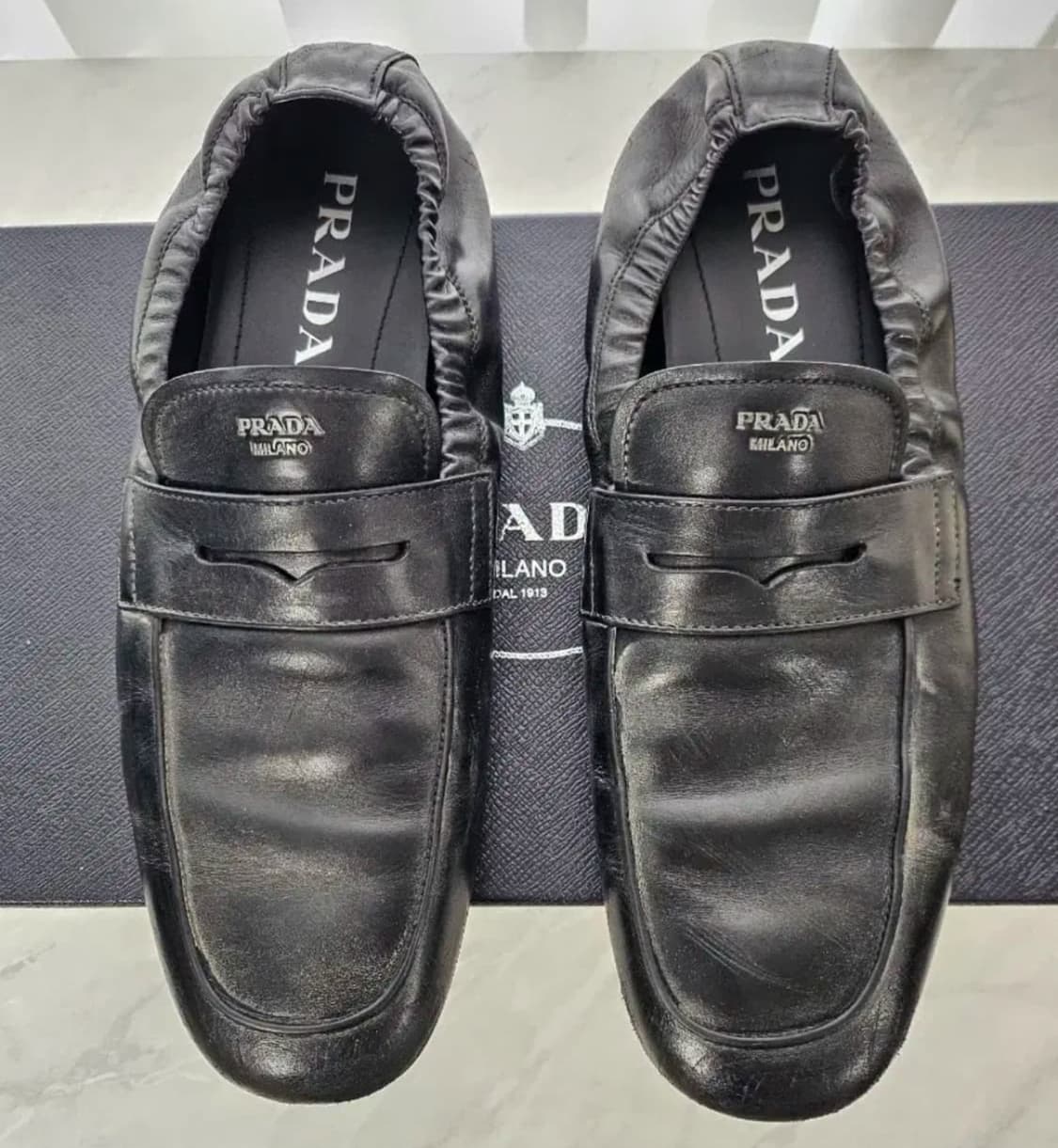 프라다 나파가죽 로퍼 7.5  상품이미지1