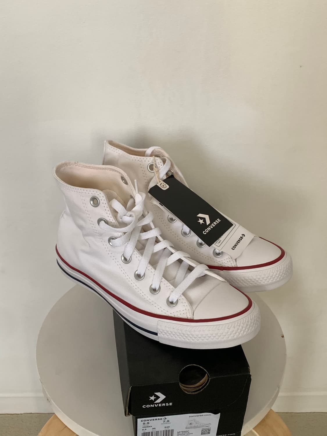 컨버스 올스타 클래식 화이트 새상품 상품이미지2