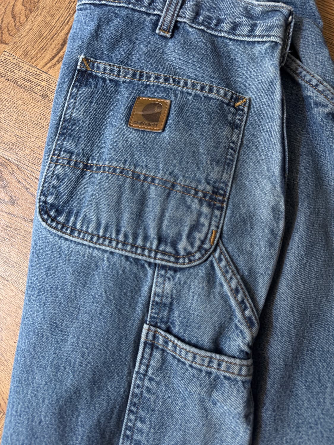 [36]칼하트 USA 빈티지 워싱 싱글니 카펜터 워크 데님 팬츠 상품이미지8