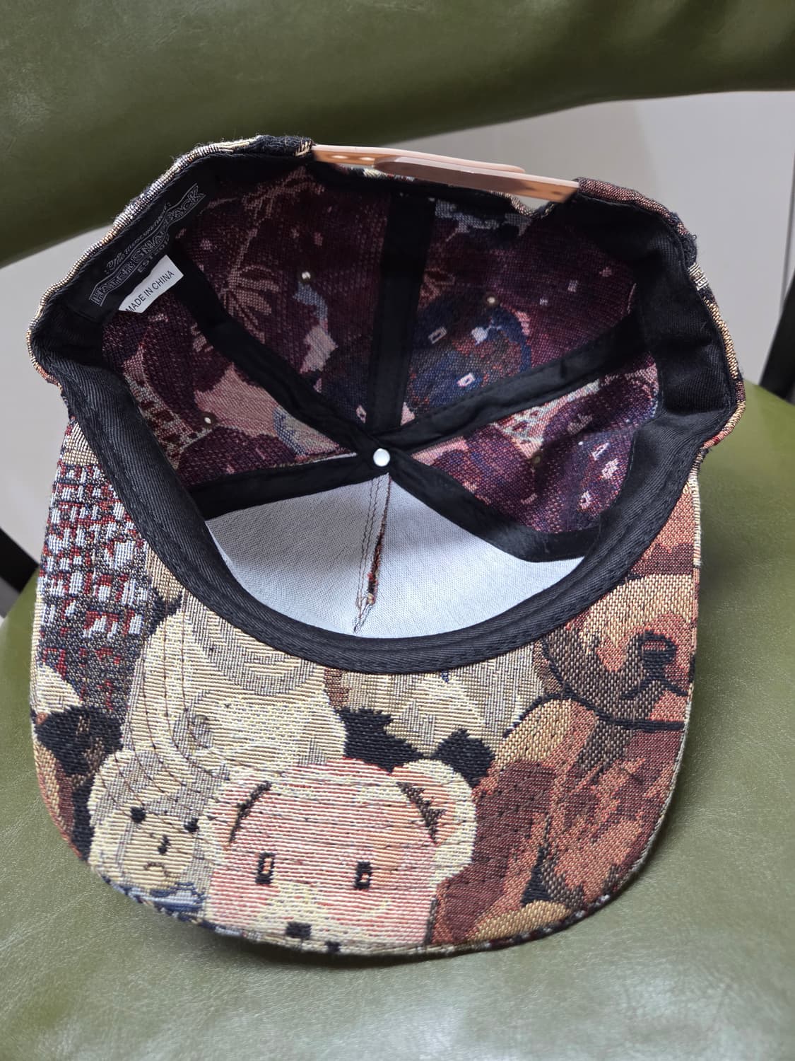 새상품 HATER SNAPBAC 스냅백모자-테디베어 상품이미지3