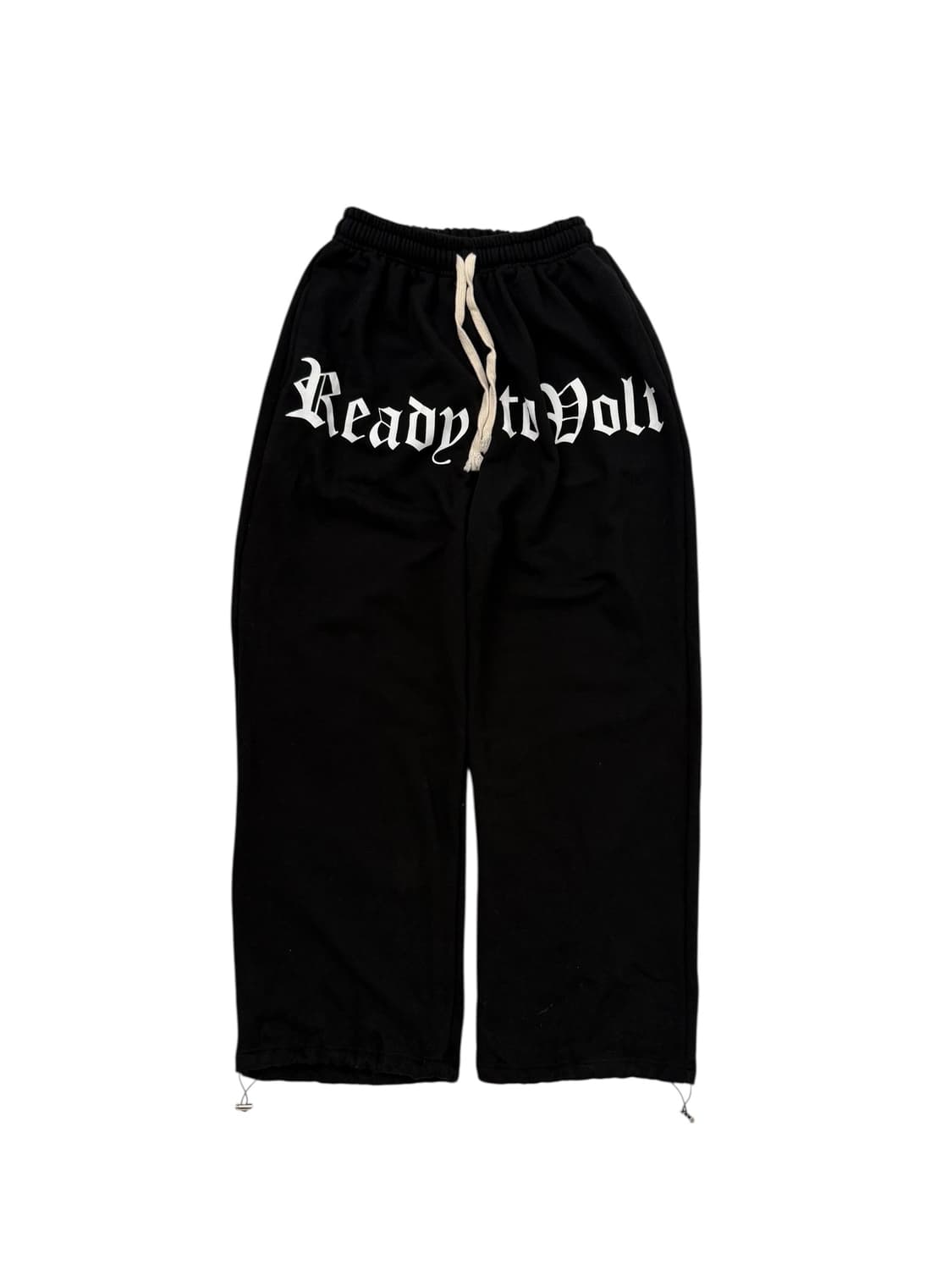 빈티지 레터링 블랙 코튼팬츠 상품이미지5