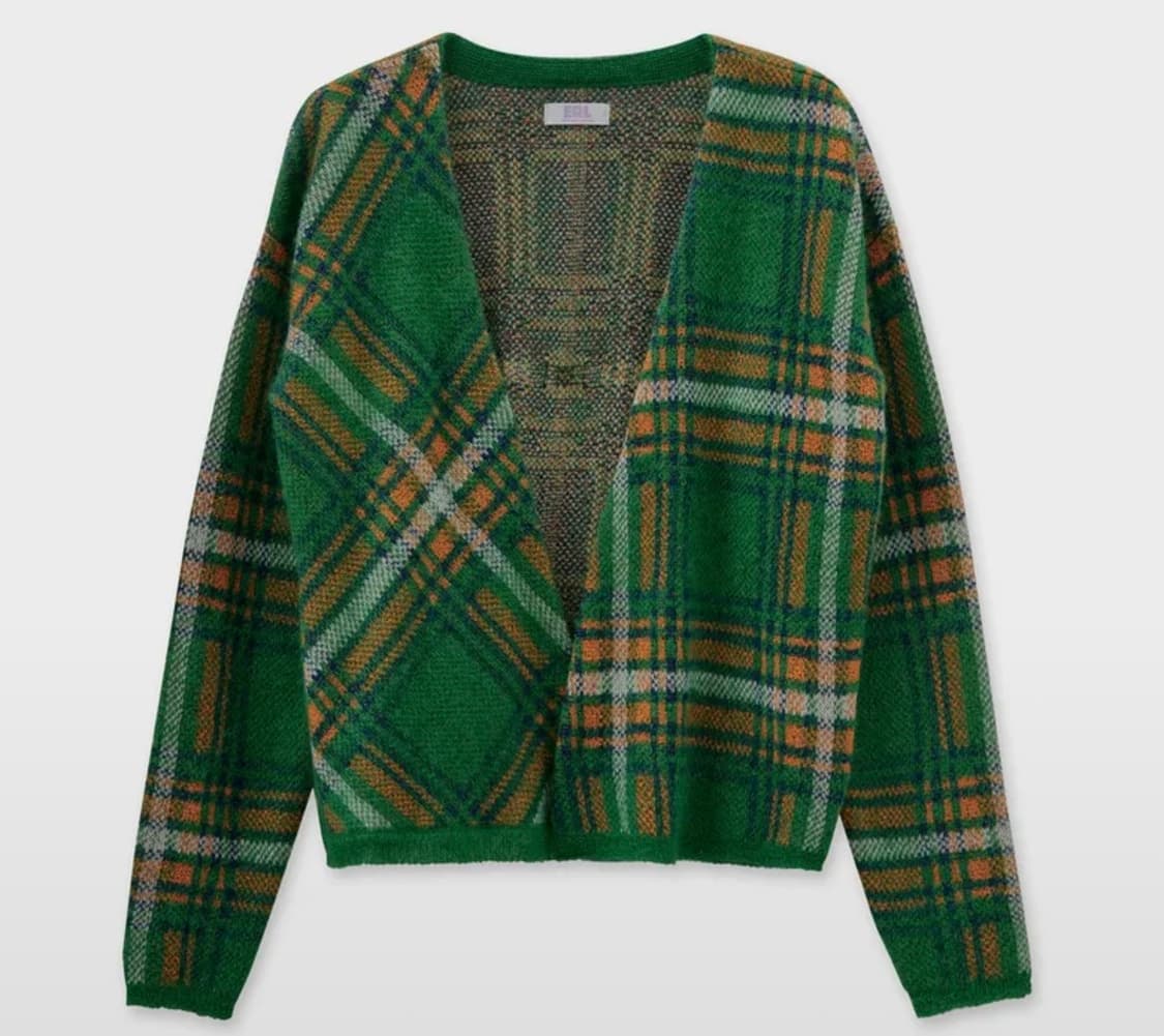 ERL 체크패턴 가디건 L사이즈 23ss 상품이미지1