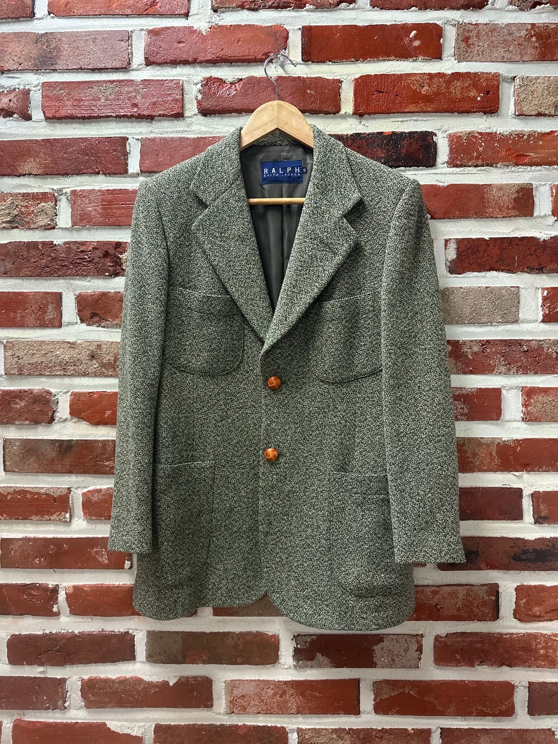 (M)폴로랄프로렌 우드버튼 울 블레이저 상품이미지1