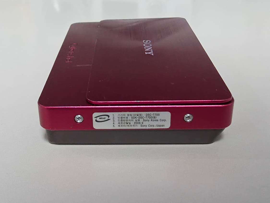 소니 사이버샷 DSC-T700 빈티지 디지털카메라 상품이미지4