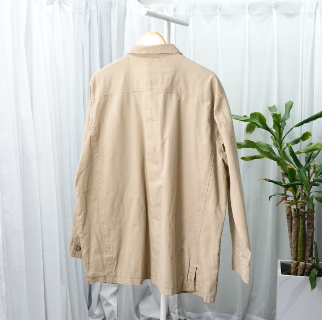 월드 맥스클럽  베이지 코튼 자켓 1919 상품이미지3