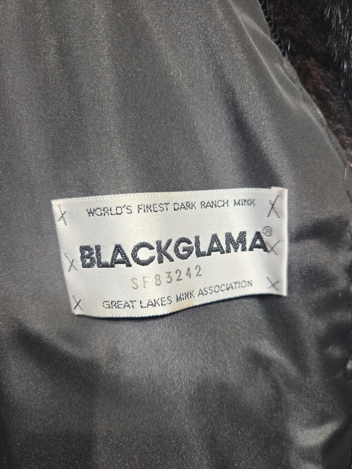 진도패션 르파르(Le Phare) 블랙그라마 리얼 밍크 코트 상품이미지8