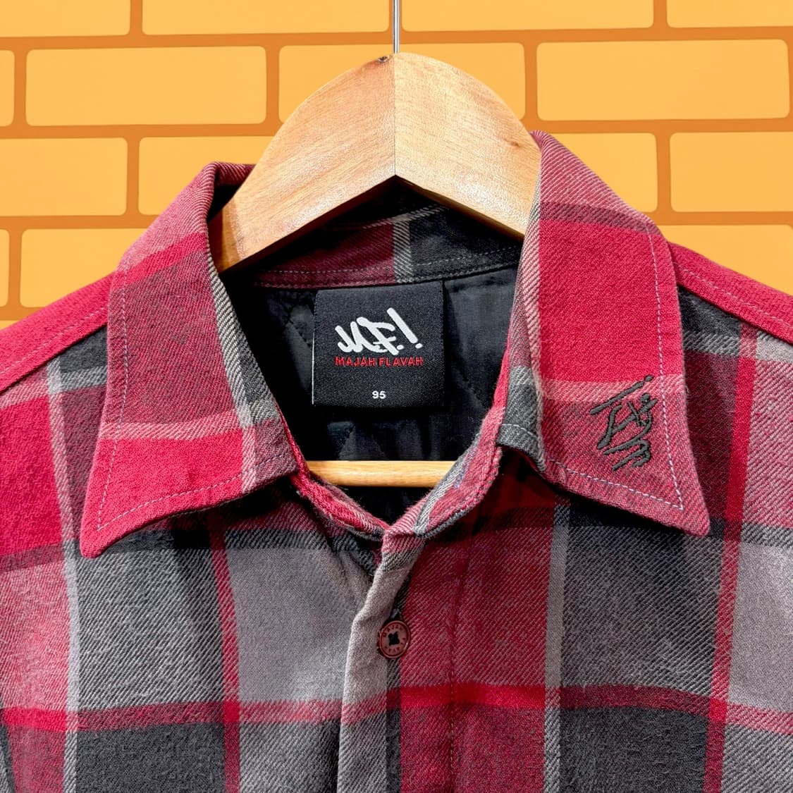 Majah Flavah 퀼팅 워크 셔츠 자켓 (L) 상품이미지2