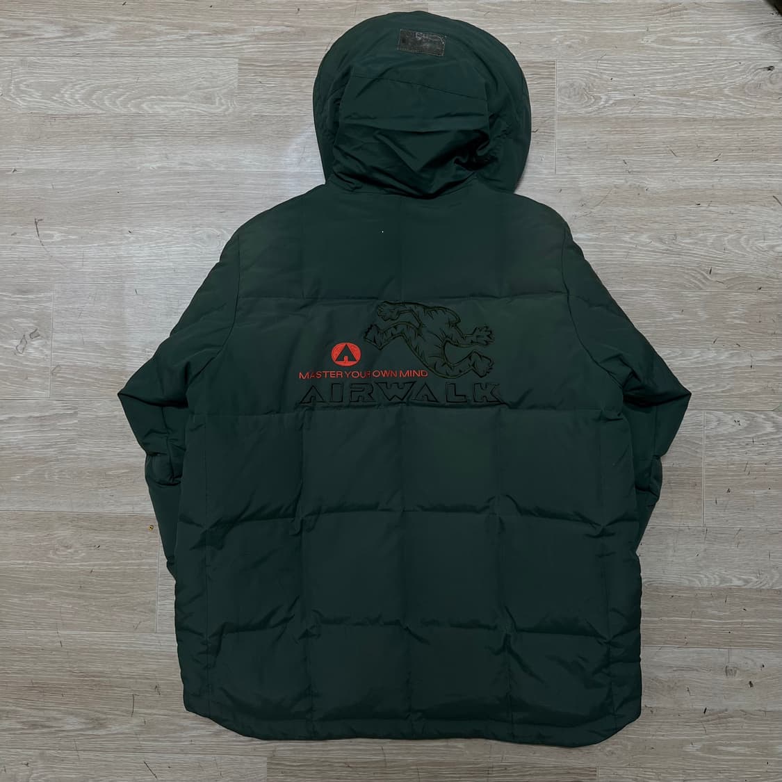 에어워크 아웃도어 후드 패딩 점퍼 [카키] M/95 상품이미지4