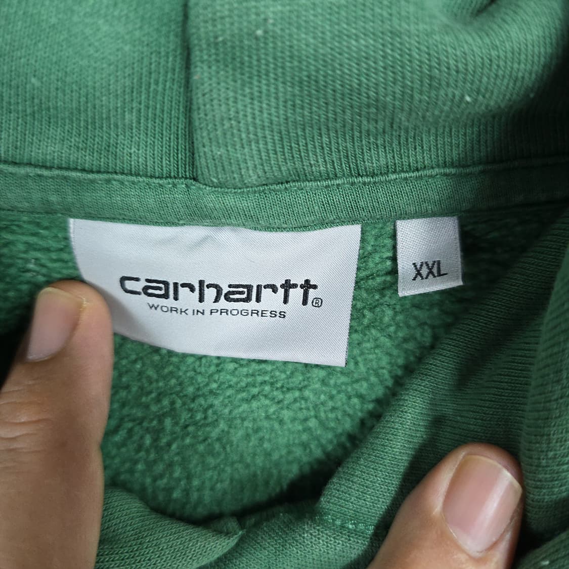 남성 칼하트 Carhartt WIP 로고 자수 후드티 XXL 상품이미지8