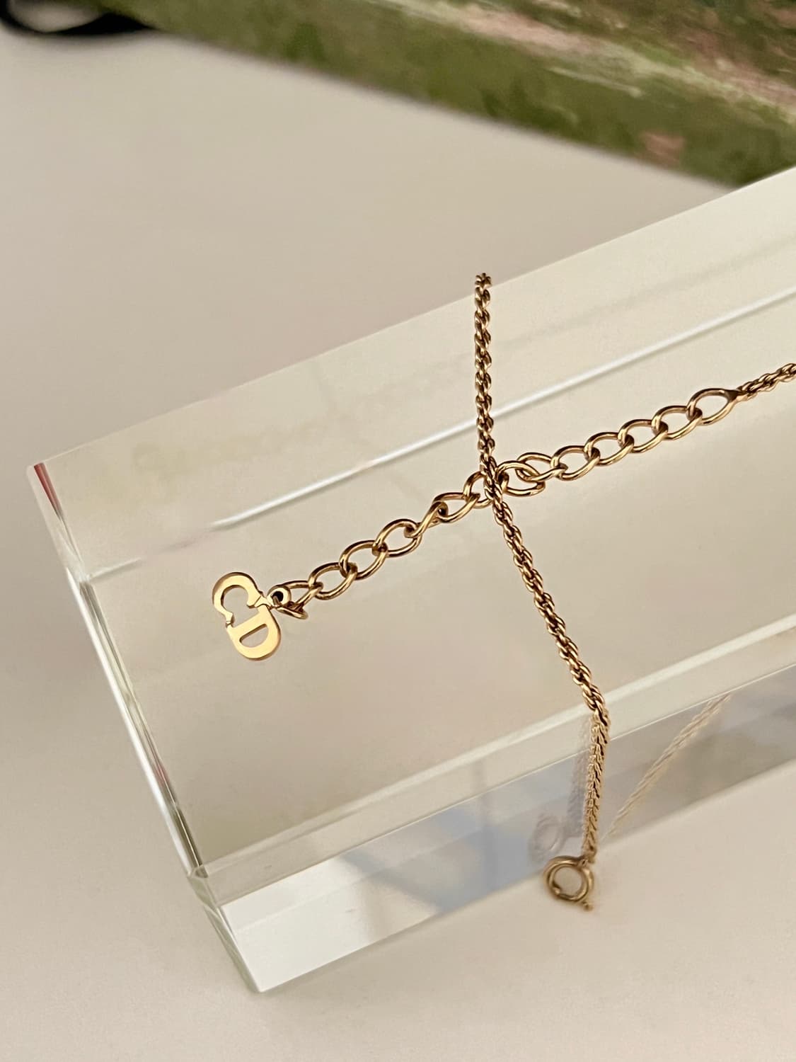 DIOR CD로고 빈티지 디올 목걸이 상품이미지10