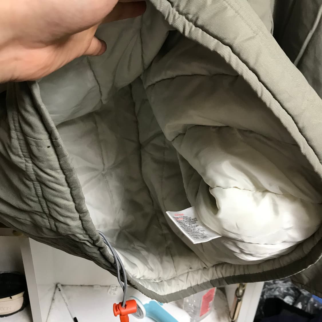 나이키 00s 누빔 유니크로고 아노락패딩점퍼 상품이미지8