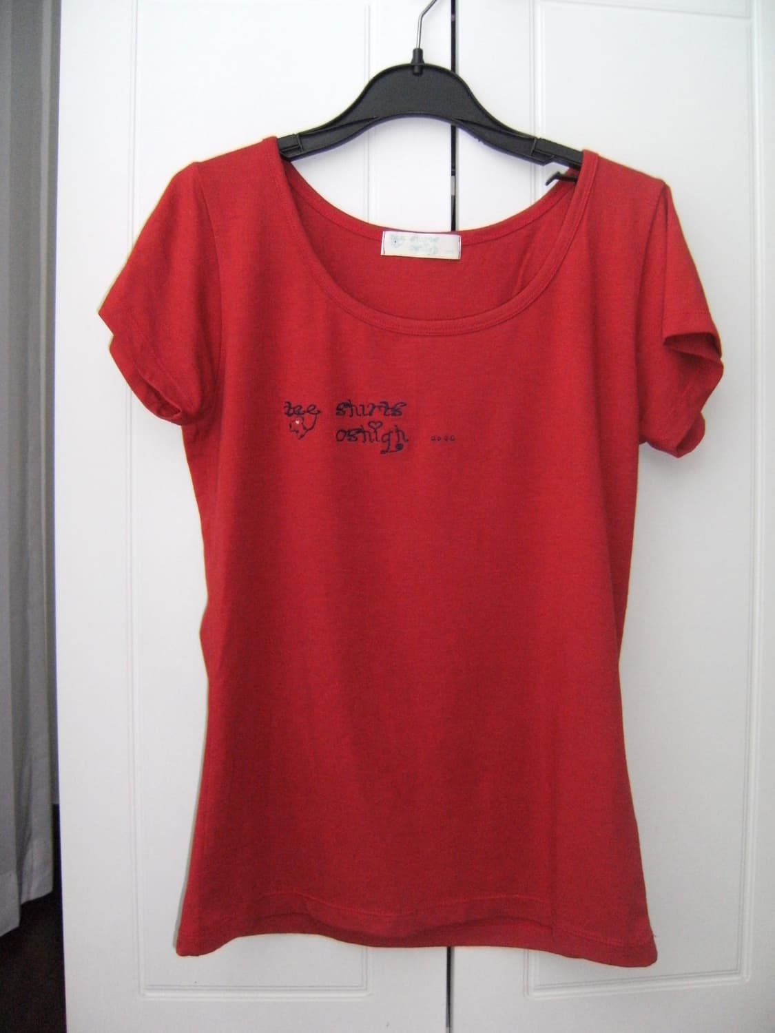 Oshigh Basic Tee RubyRed 상품이미지1