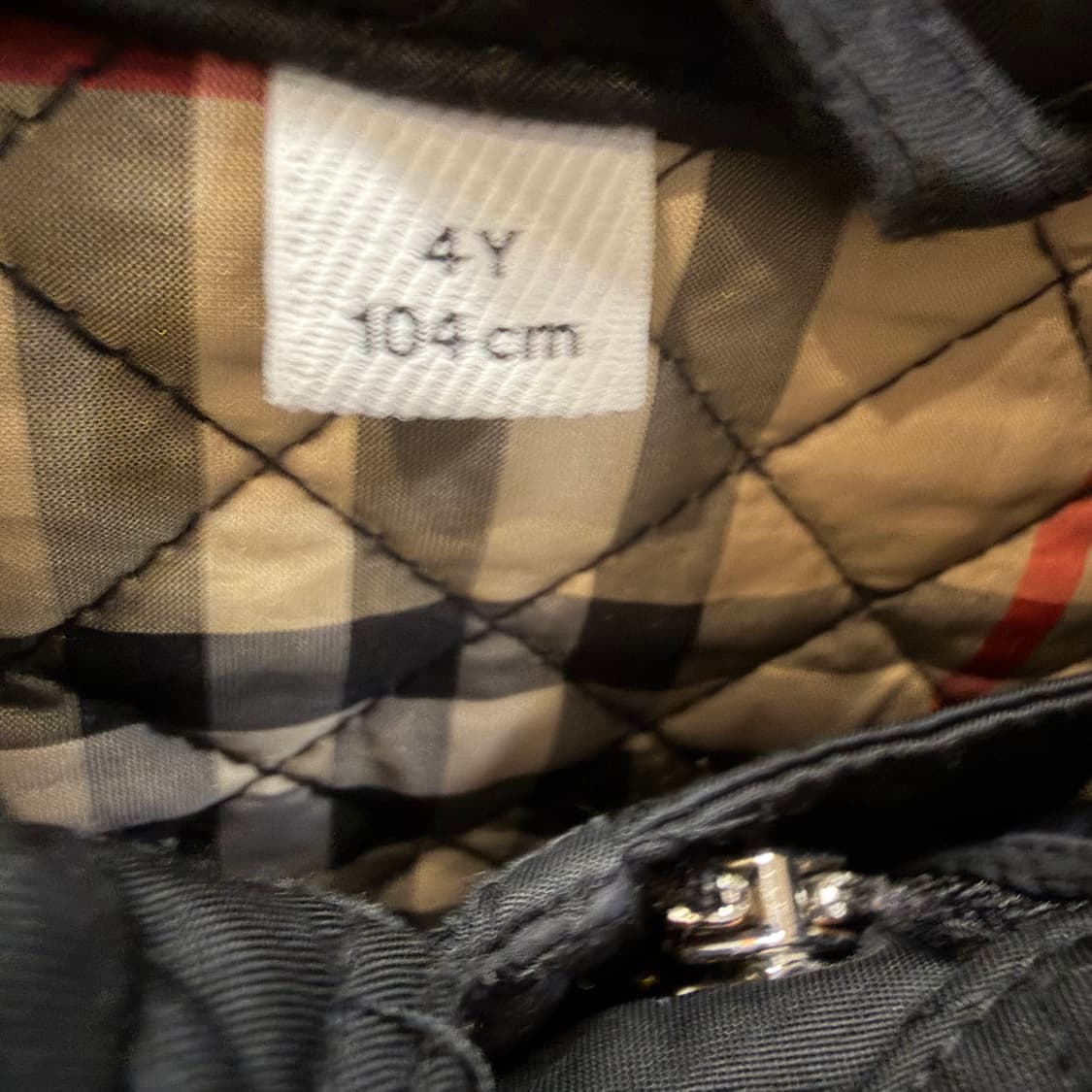 버버리 키즈 모노그램 퀼팅 패널 자켓 상품이미지2