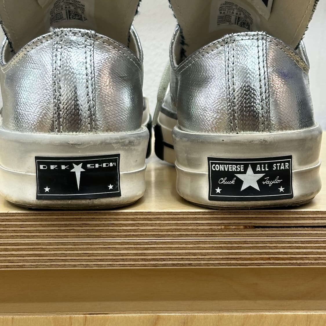 [280] 다크쉐도우 X 컨버스 터보다크 척 70 로우 실버 상품이미지3