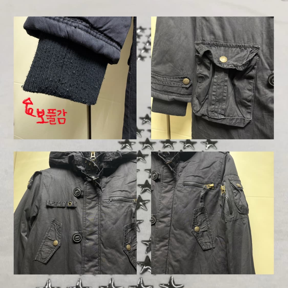 y2k 펑크 패딩 상품이미지3