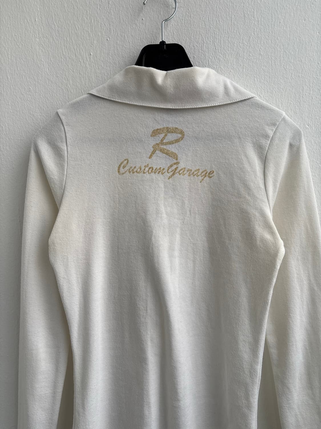 Vintage Graphic Snap Button Collared Top 상품이미지3