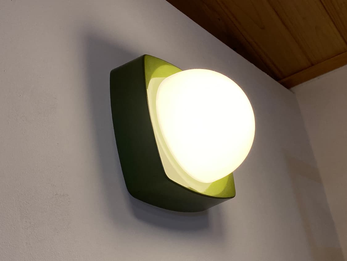 70년대 독일 빈티지 벽조명 HP leuchten 그린색상 상품이미지5