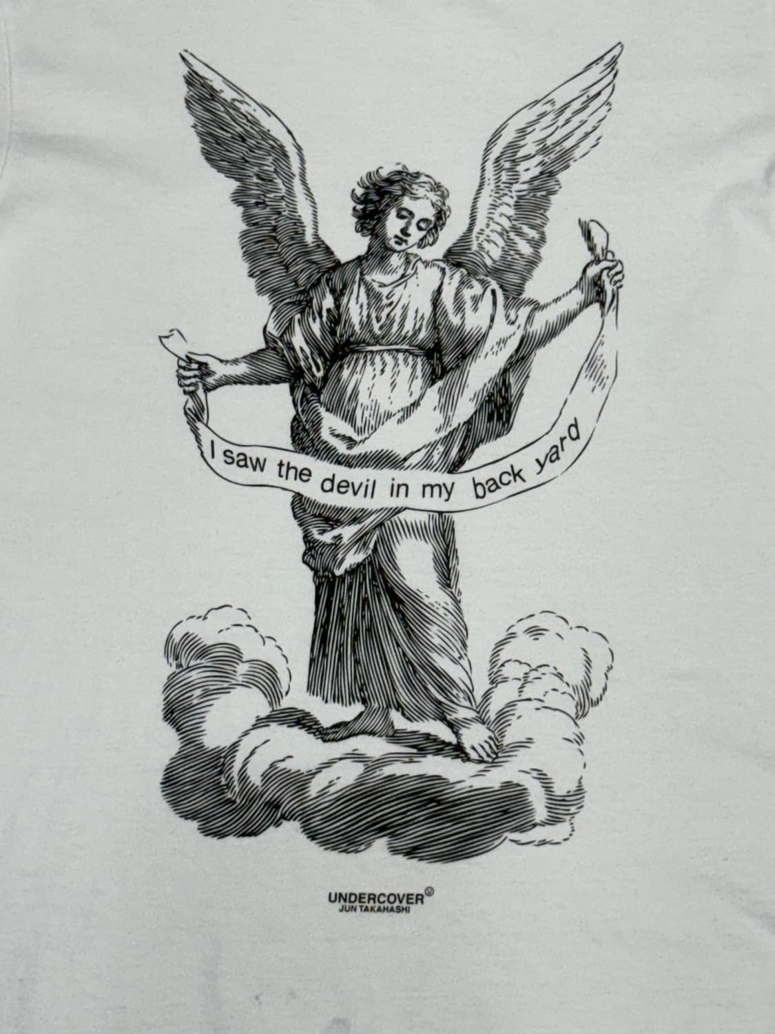 언더커버 아카이브 악마를 보았다 천사 반팔 티셔츠 상품이미지2