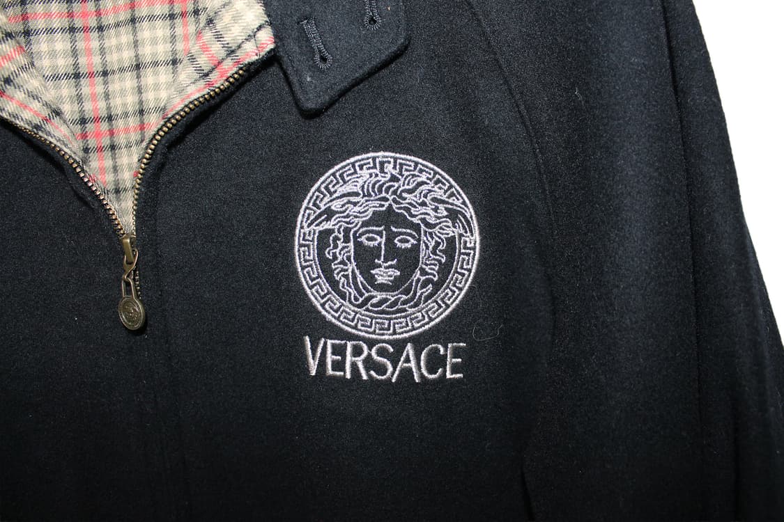 베르사체 진스꾸뛰르 메두사 울 블루종  상품이미지2