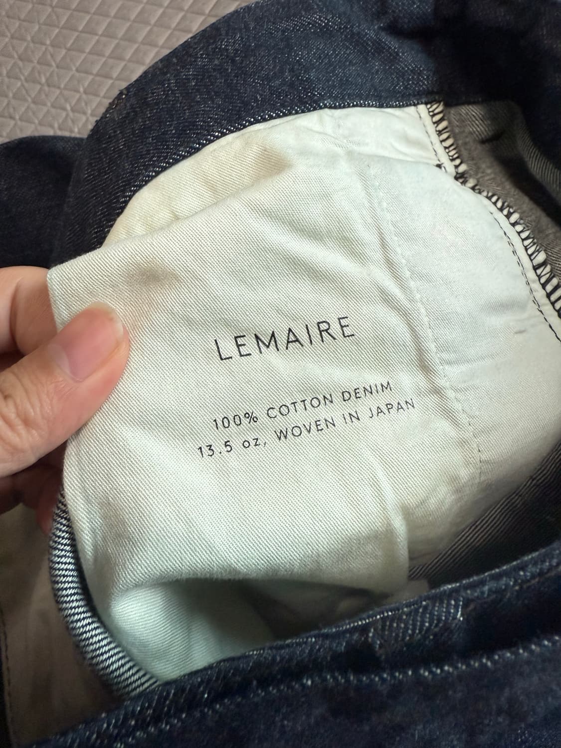 (S) 30 르메르 재패니즈 중청 트위스티드 벨티드 팬츠 데님 상품이미지6