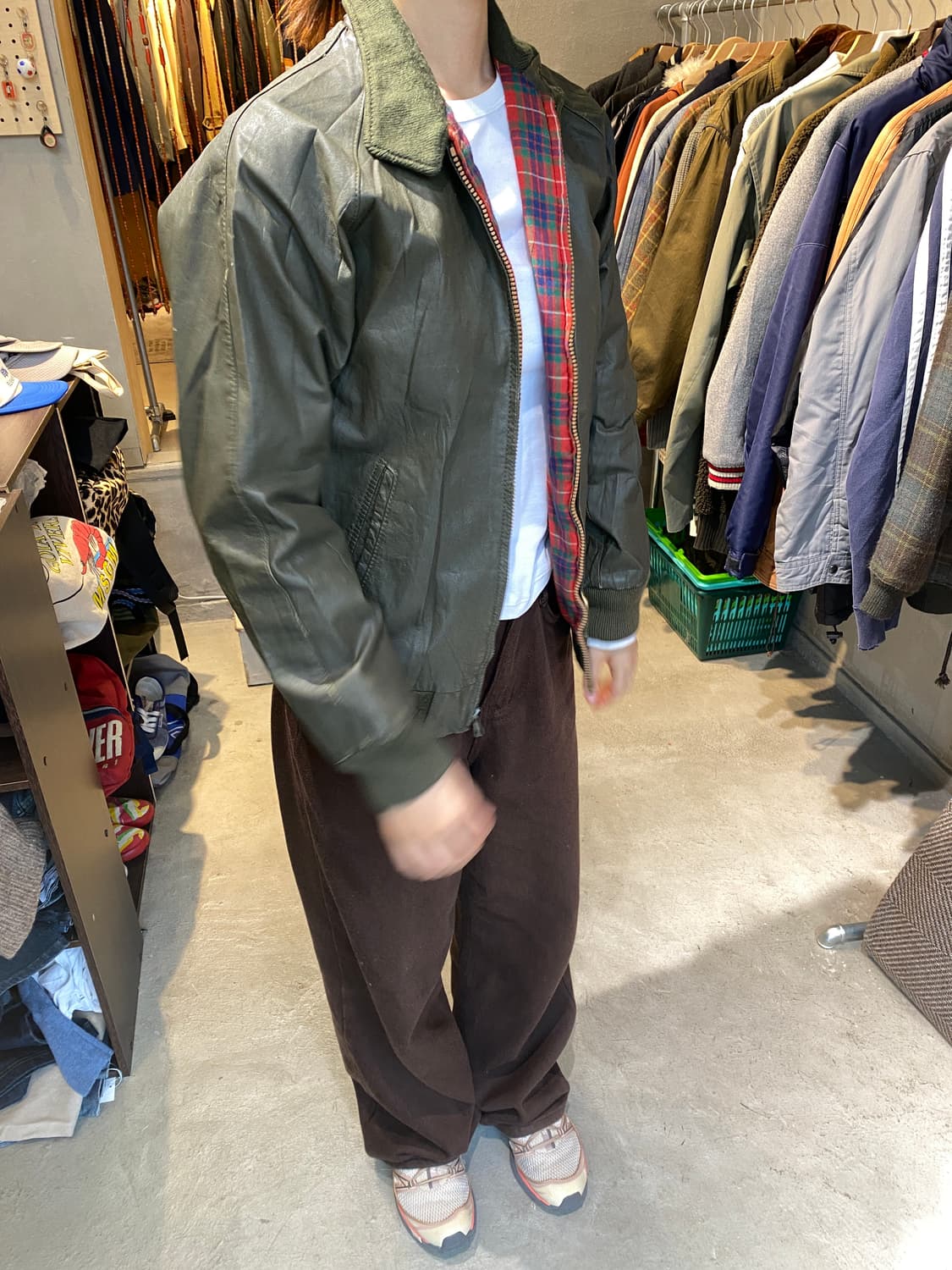 빈티지 레더자켓xs 상품이미지4