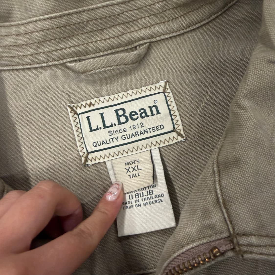 [ 정품/XXL ] L.L. Bean 엘엘빈 포켓 디테일 워크 자켓 상품이미지5