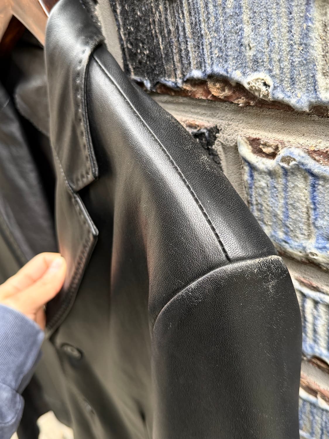 90s 양가죽 블레이저 상품이미지5