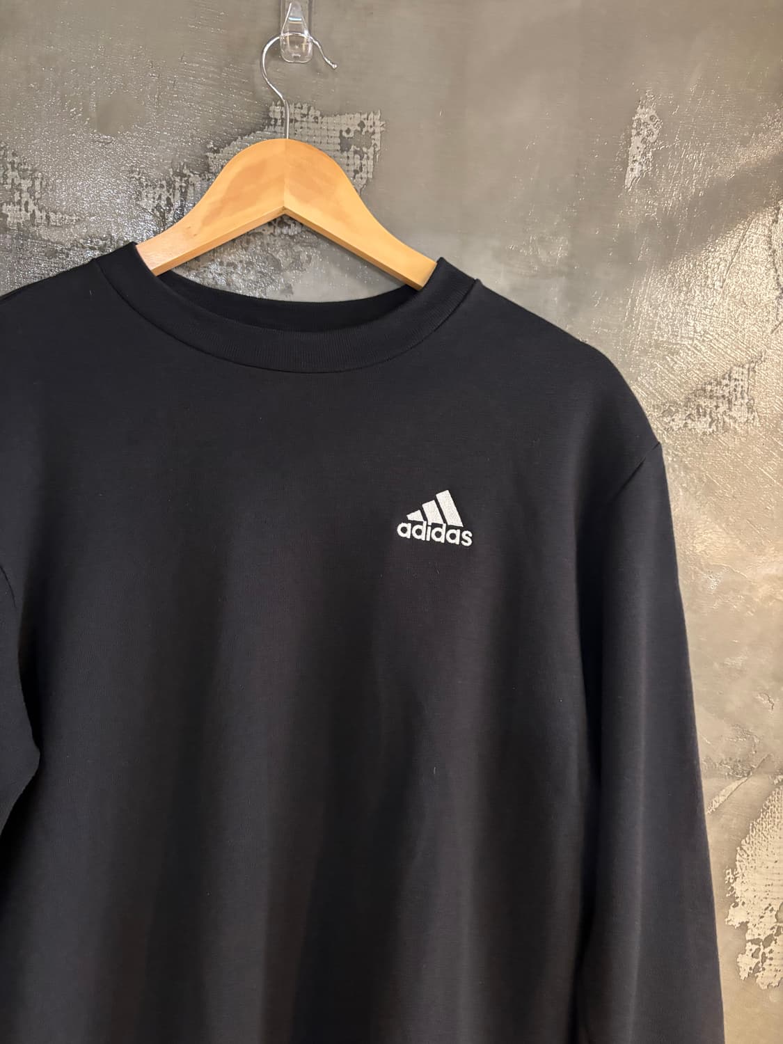 아디다스 블랙 맨투맨 S 상품이미지3