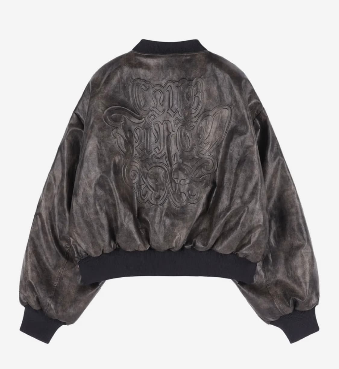 (팬시클럽 퀄팅 리버시블 엠보 점퍼 블랙 상품이미지2