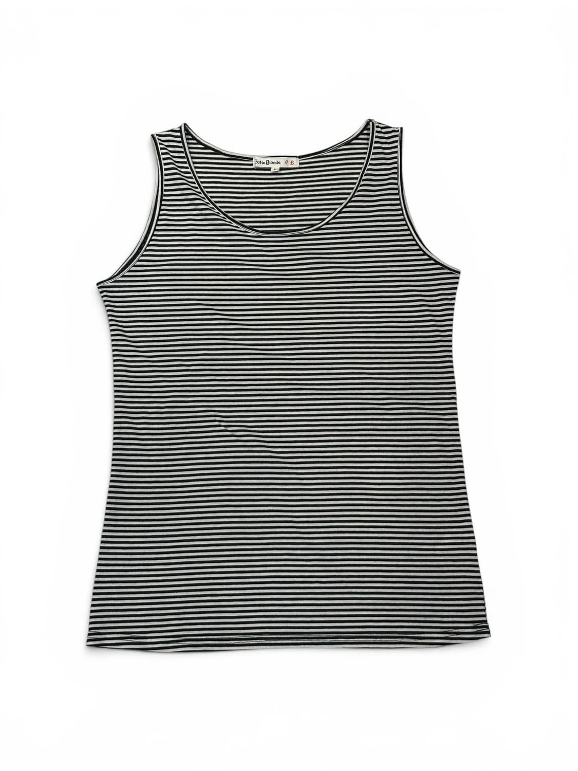 ⊹ Cutie Blonde Stripe Sleeveless Top 상품이미지6