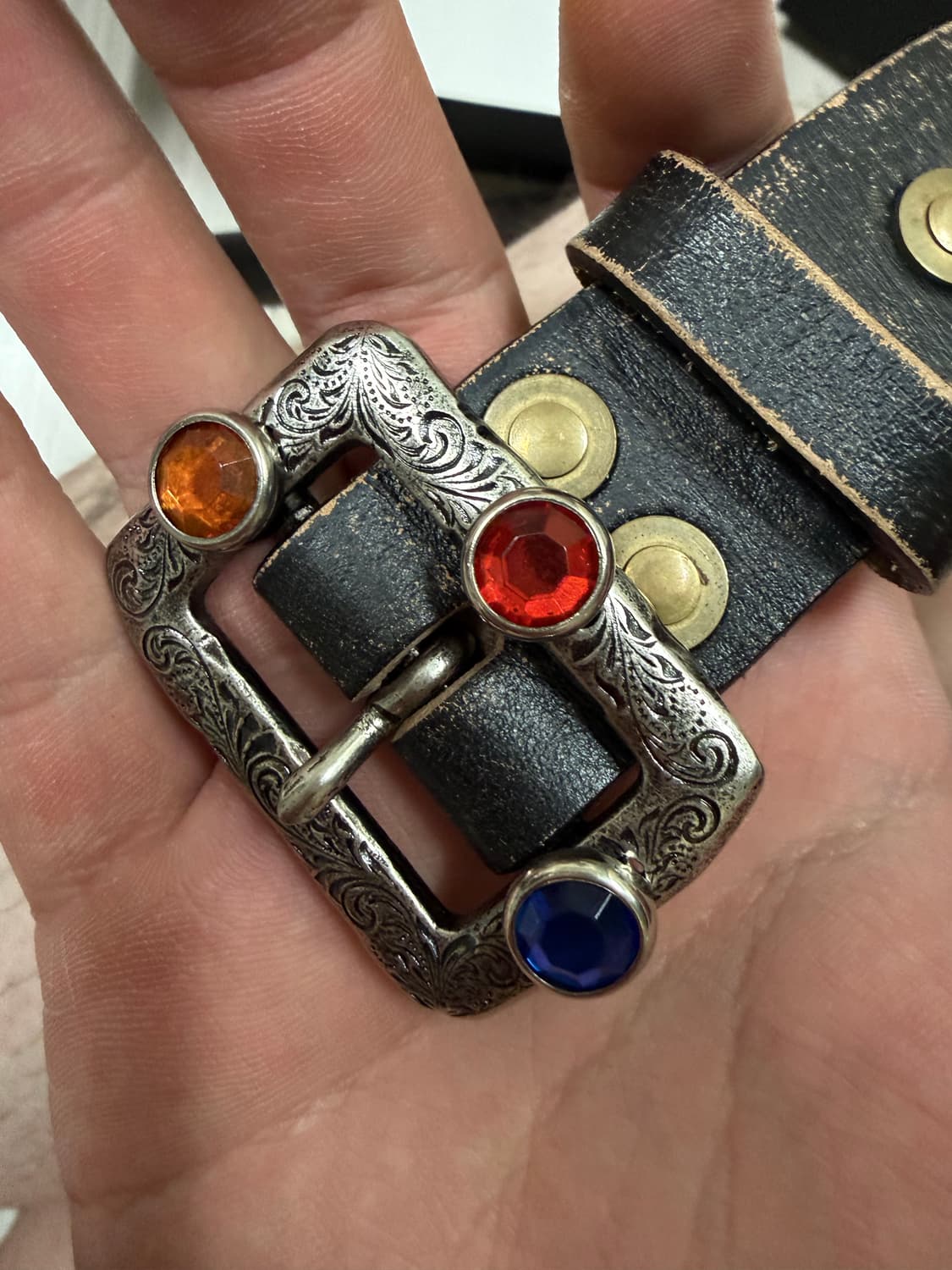 캐피탈 오일드 레더 벨트 상품이미지1