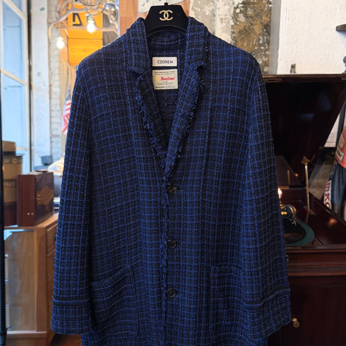 코헨 요네토미 트위드 코트자켓 상품이미지1