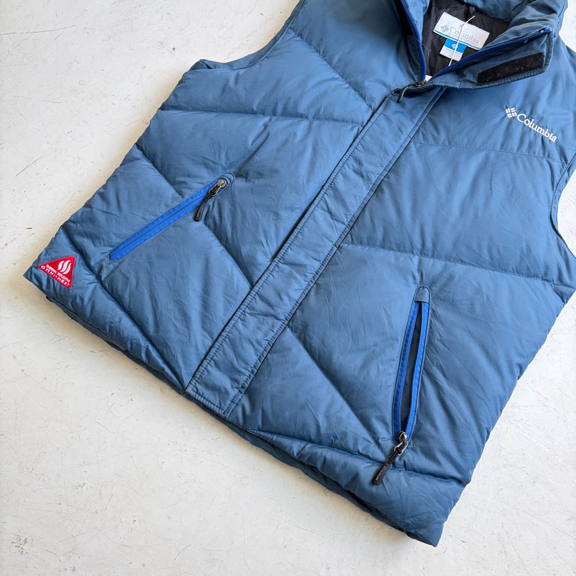 컬럼비아 빈티지 구스다운 조끼패딩 XL 상품이미지3