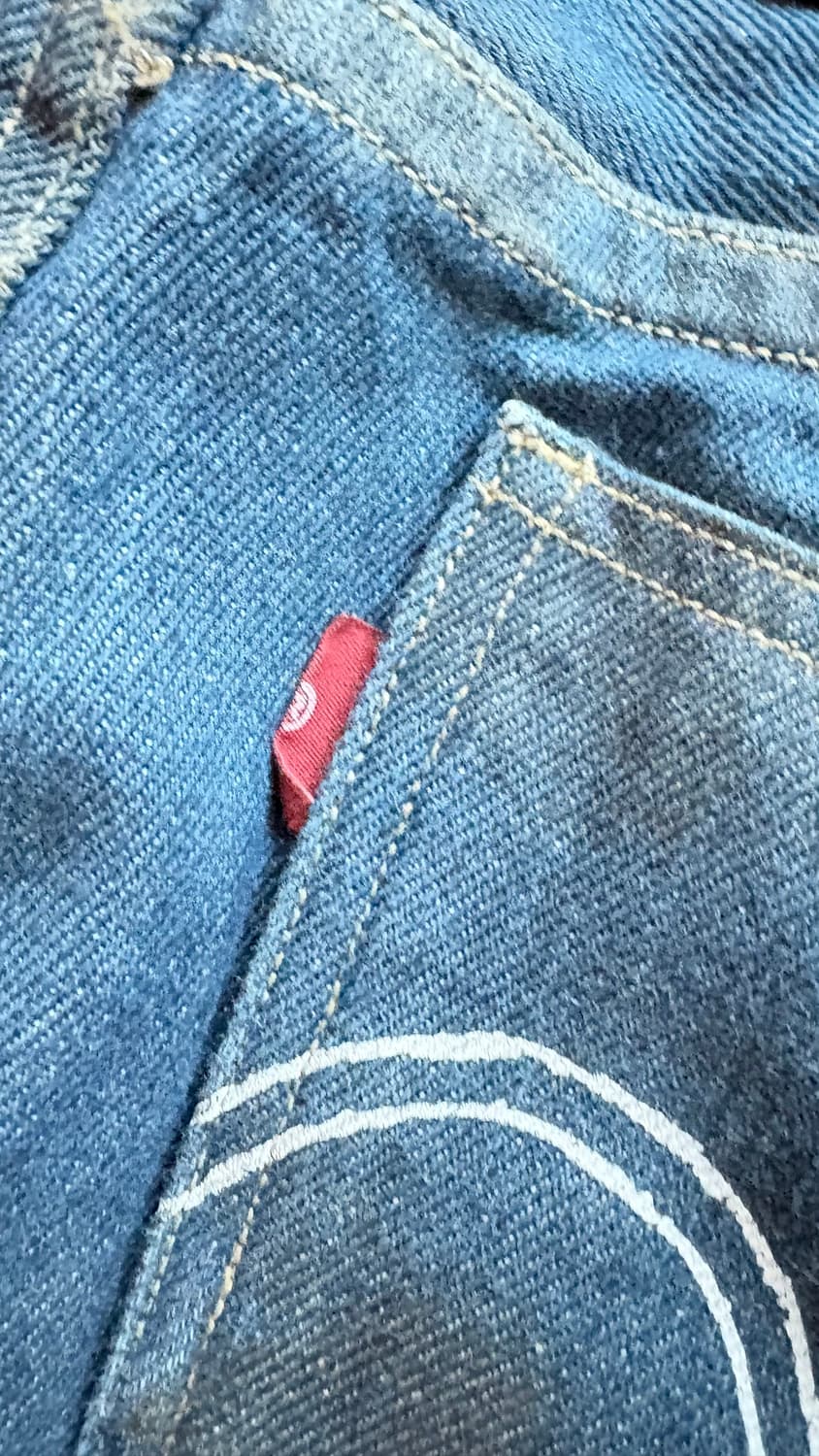 LEVI'S RED CLING FILM SHINY SLIM PANTS 상품이미지8