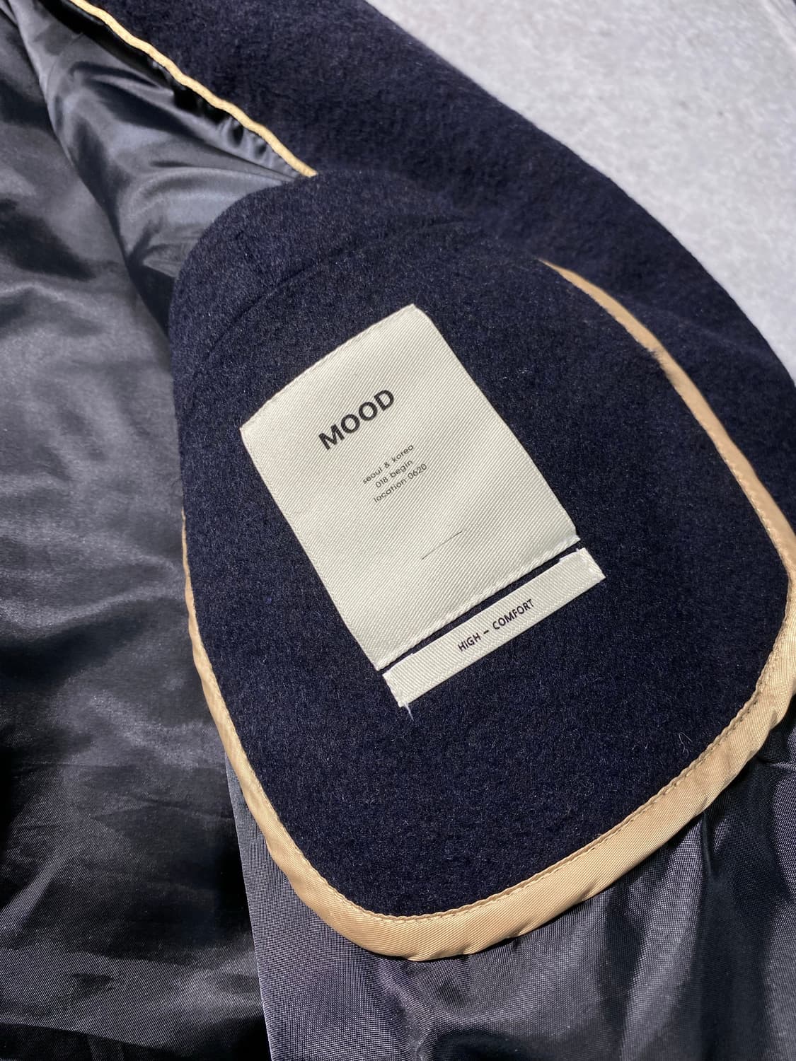 [L] MOOD 무드 네이비 투웨이 블루종 자켓 상품이미지8