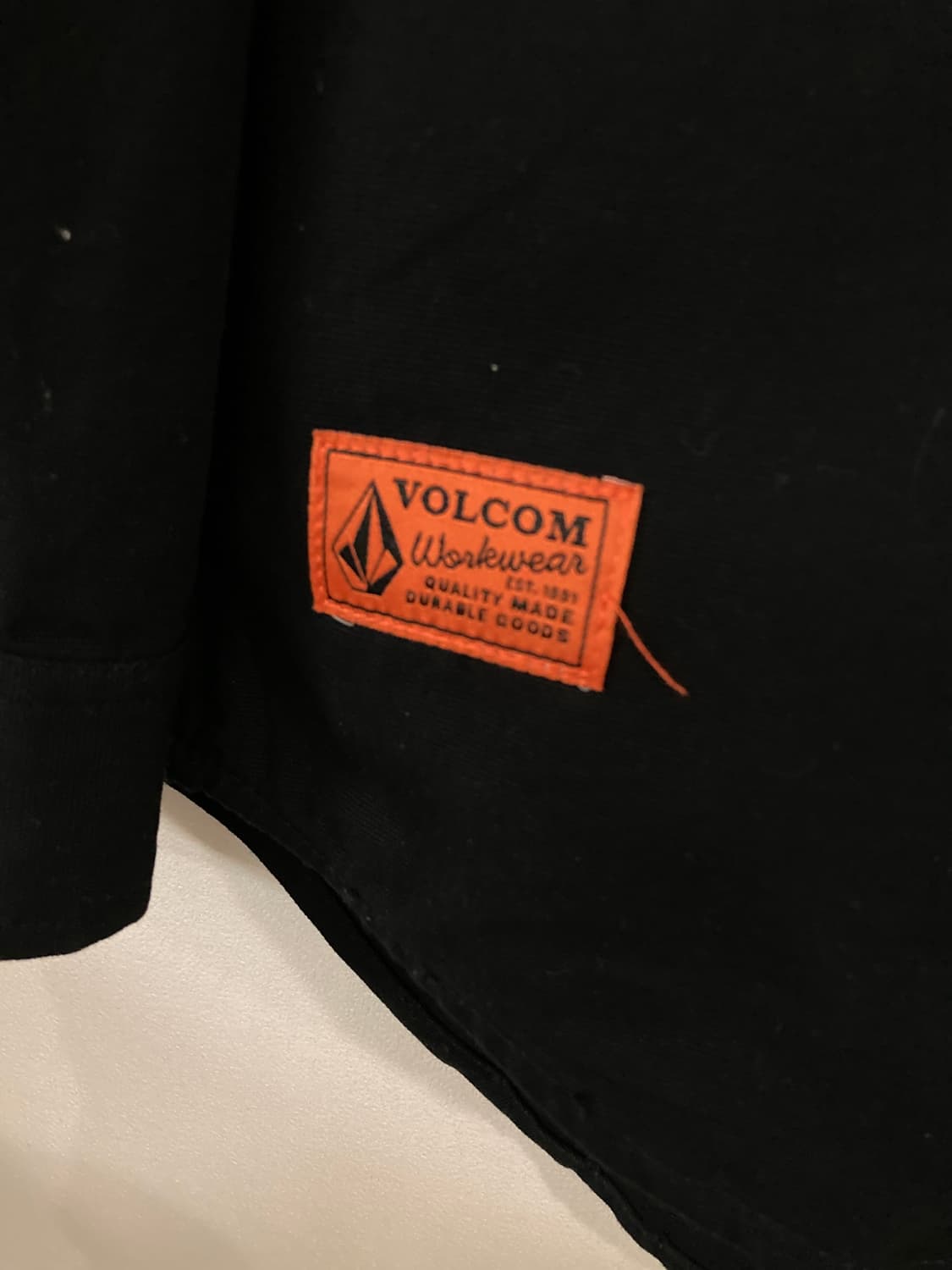 볼컴 워크웨어 블랙 셔츠 L 상품이미지3