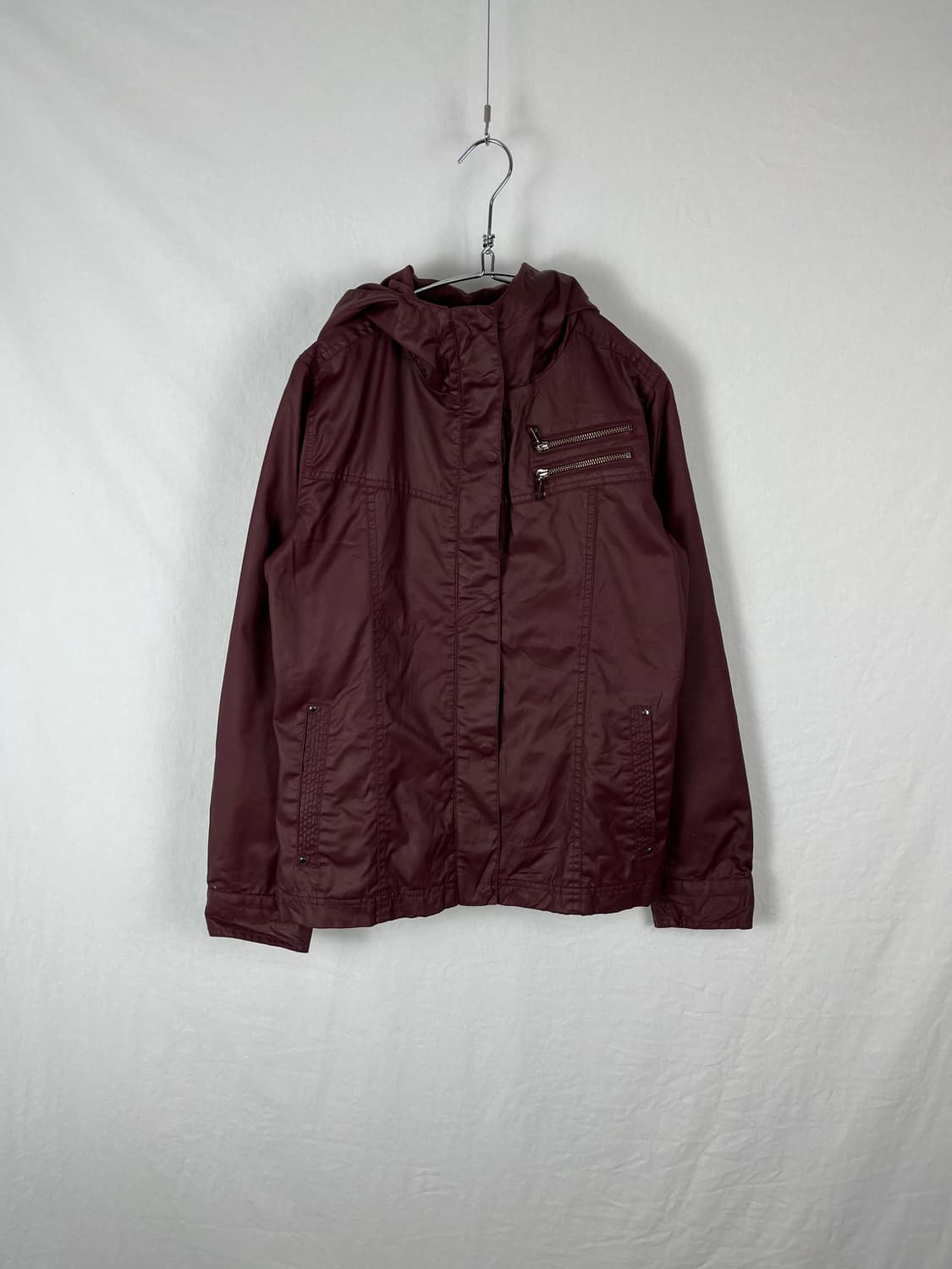 Uniqlo 버건디 컬러 유틸리티 자켓 상품이미지4