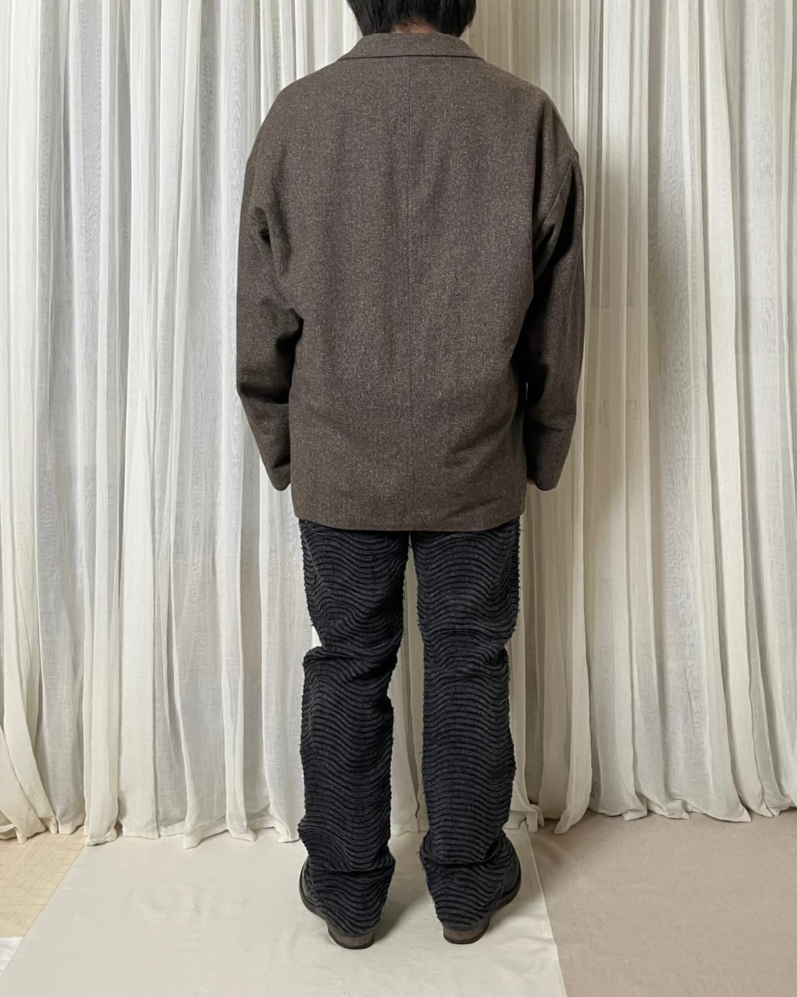 사스콰치패브릭스 코쿤 트위드 자켓 sasquatchfabrix  상품이미지3