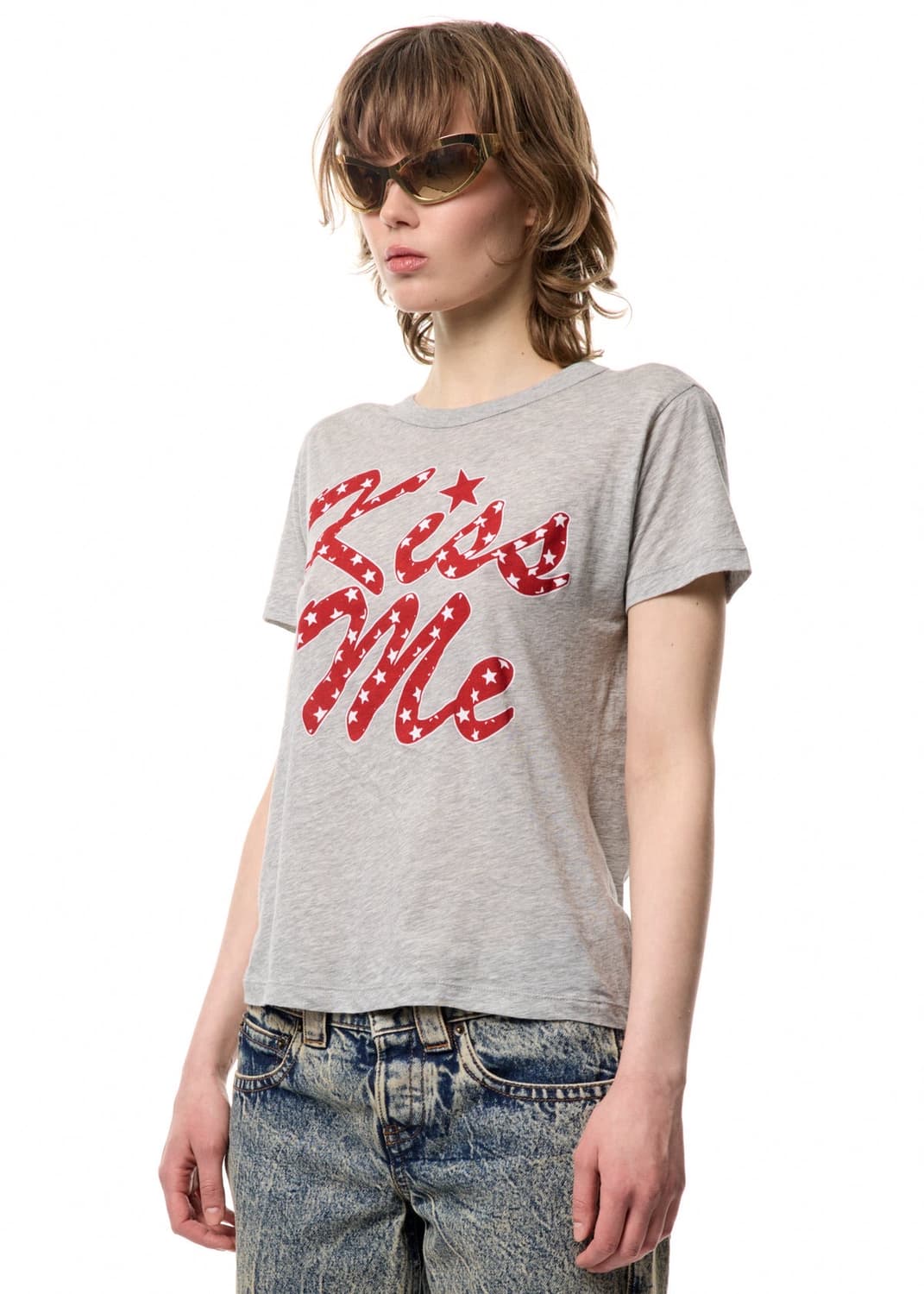 [S,L,XL]바퀘라 26ss KISS ME 티셔츠 상품이미지2
