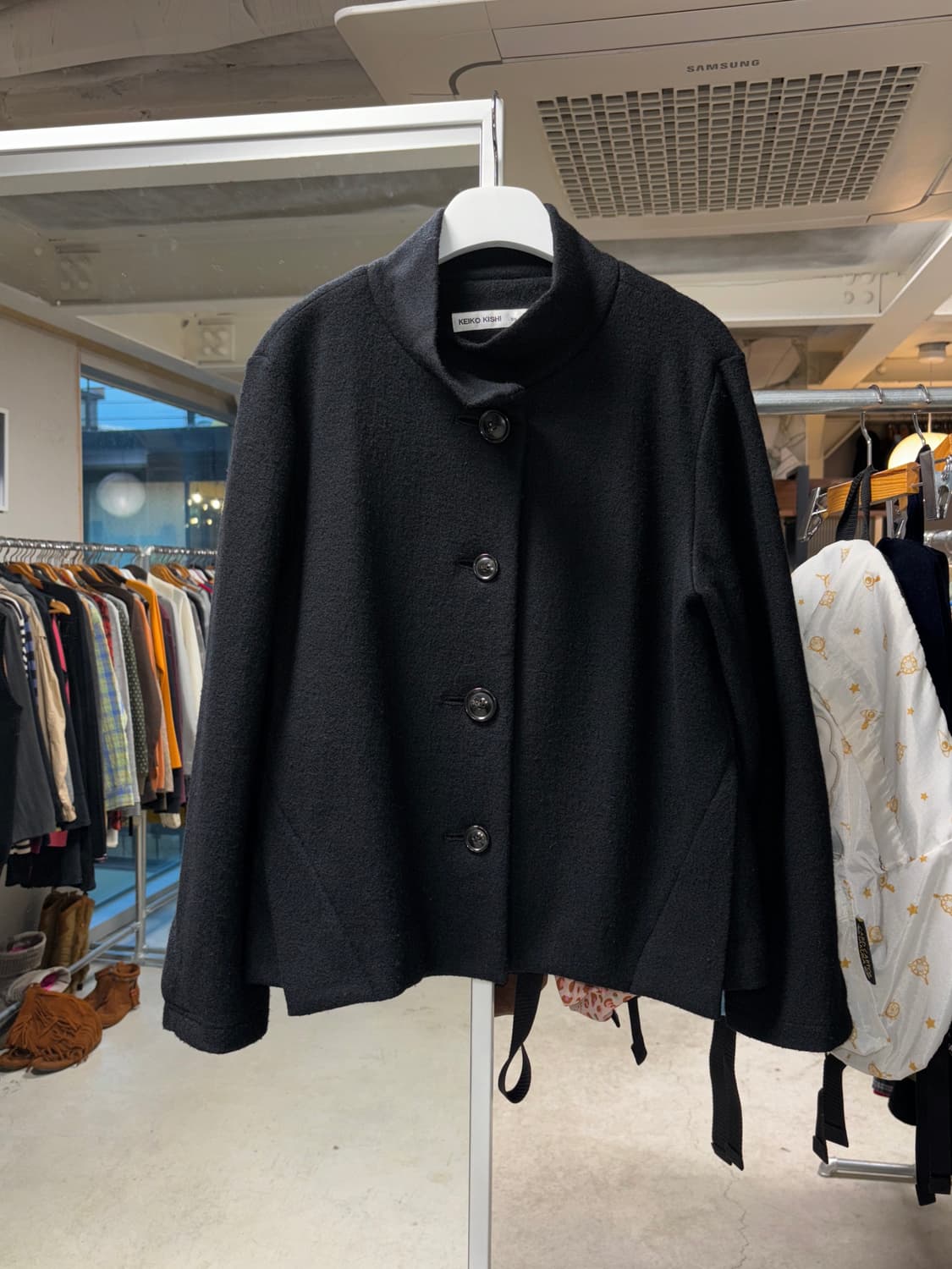 케이코 키시 울 숏코트 상품이미지2