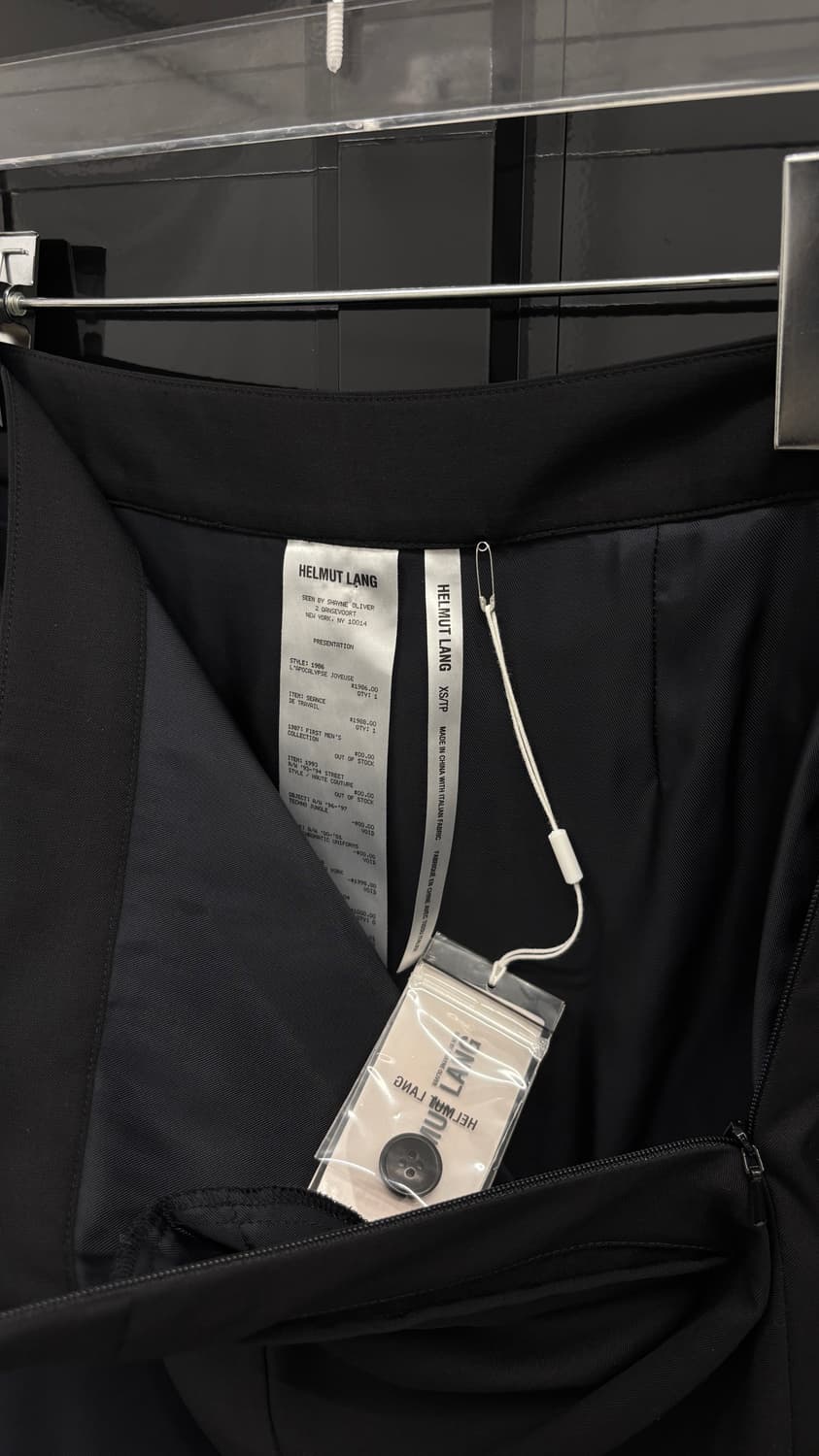 HELMUT LANG draped mini skirt 상품이미지4